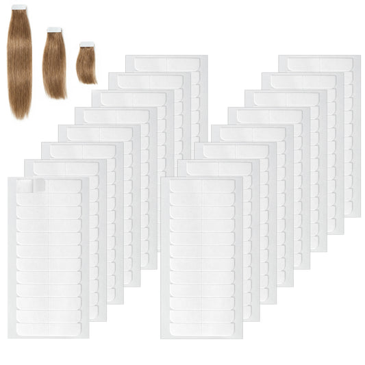 180 Pcs Tape for Hair Extensions, Hair Extension Tapes White No-Residue Double Sided Tape in Tapes Replacement Wig Beauty Tools, 0.8cm*4cm
