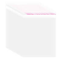 100 Pcs 5x7 Inches Self Sealing Bags Clear Resealable Cookie Bags for Gift Giving, Self Adhesive Plastic Sleeves Wrappers Bag with Seal for Treat, Candy, Packaging