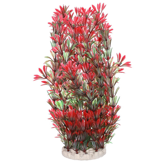 Hariendny Large Aquarium Plants 28 cm Fish Tank Plastic Plant Decor Artificial Plastic Fish Tank Plants Decoration Ornament Aquarium Plants Decorations Fish Tank Accessories for All Fish
