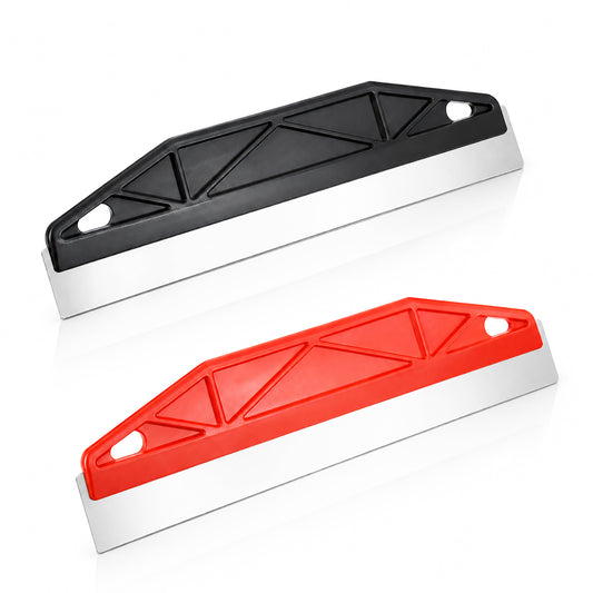 2 Pcs Paint Edger Tool for Walls, 12-Inch Paint Trim Guard Trim Painting Tool for Precise Trimming (Black+Red)