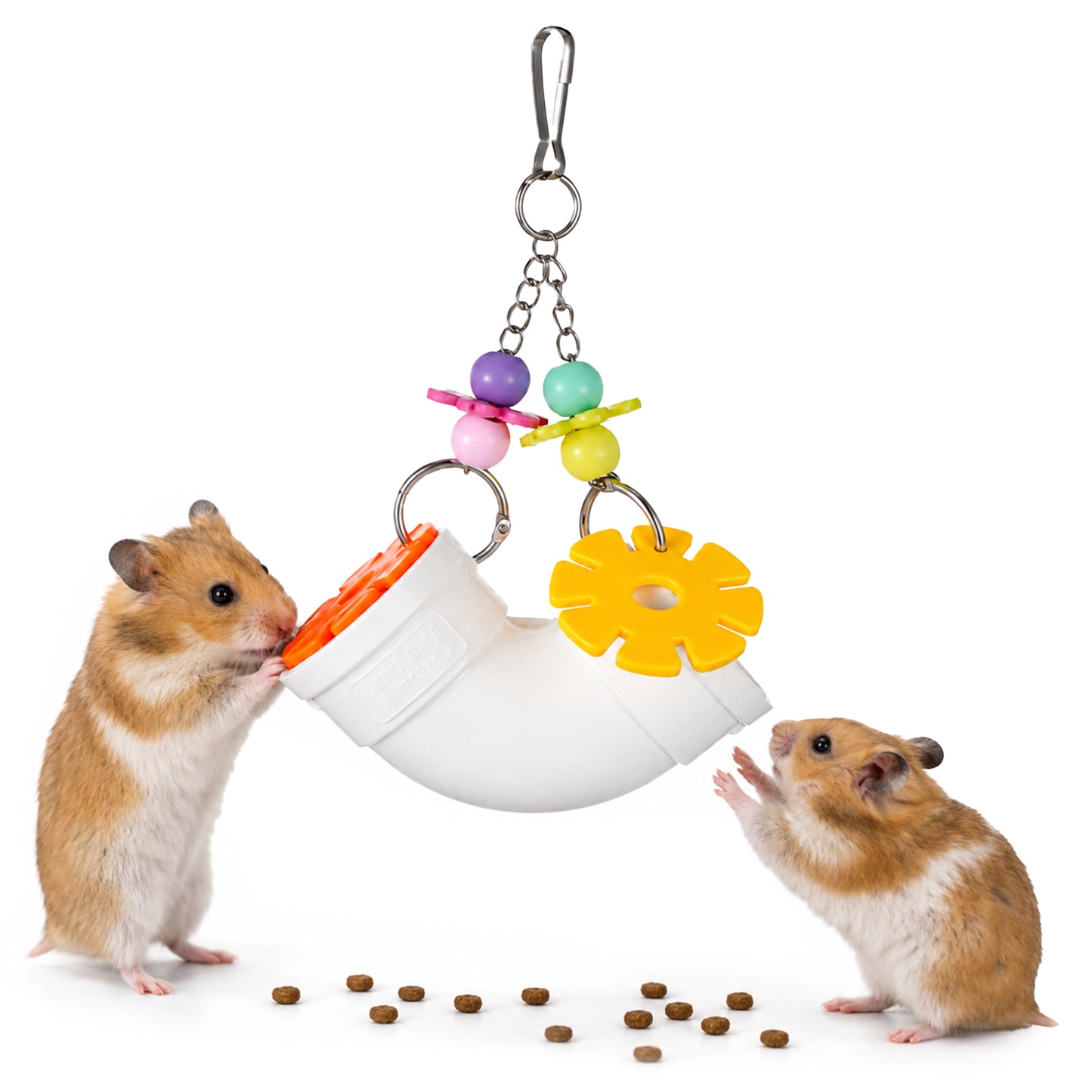 Rat Enrichment Toys Cage Accessories Wide Opening Rat Foraging Toy(PP)