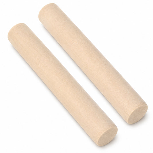 2PCS Wooden Rolling Pins for Baking Tortilla Rolling Pin Clay Rollings Pin
