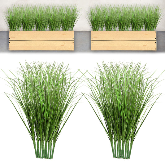 20 Pcs Artificial Plants Onion Grass, Faux Shrubs Wheat Grass Greenery Stems Onion Grasss Greenery Faux Greenerys Stems for Home Decor, Fake Tall Grasss Plant for House Home Indoor Outdoor Office