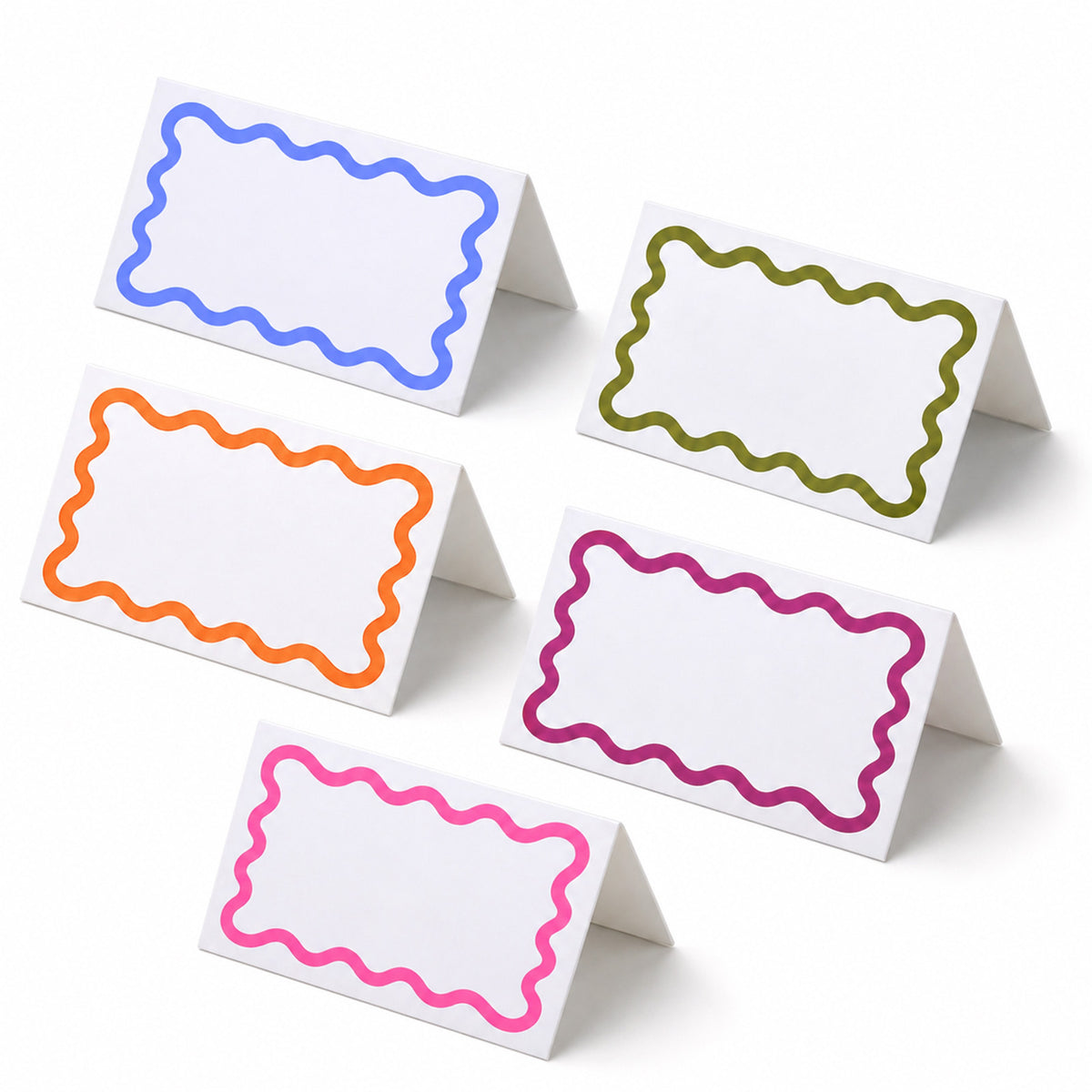 Place Cards Table Name Tent Seating Assignment Signages, 50Pcs