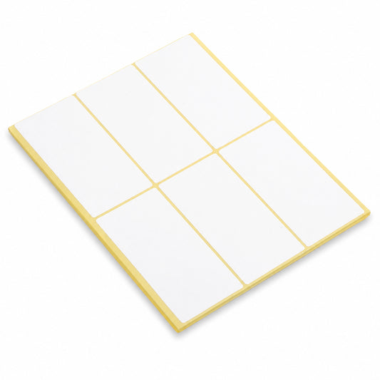 180 x Large White Sticker Labels, Plain Self Adhesive Labels, Address Label Stickers Storage Boxes Postage Work Stickers to Write On