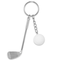 Golf Club Keychain, Golf Gifts Keychain for Men Women Golfers Mini Alloy Golf Keychain Golf Racket Ball Pendant Keychain, Golf Ball with Keychain Bag Pendant Decorations Sports Golf Lovers Gifts