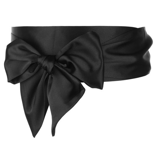 Eldraqth Long Sash Bridal Waist Belts Women Dress Belt for Wedding Bridal Belts Dress Belt Women Bow RibbonBelt Black SashBelt for Wedding Prom Formal 4'' Wide