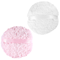 Body Powder Puff, 6 Inch Large Ultra Soft Washable Dusting Puff for Women, Round Reusable Face Body Makeup Shower Applicator for Loose/Mineral Powder (White)