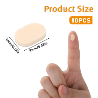 Soft Foam Eyeglass Nose Pads 40 Pairs Self Adhesive Glasses Nose Pads Non-Slip Sponge Nose Pads Glasses Support for Glasses Sunglasses and Eyeglasses (Nude)