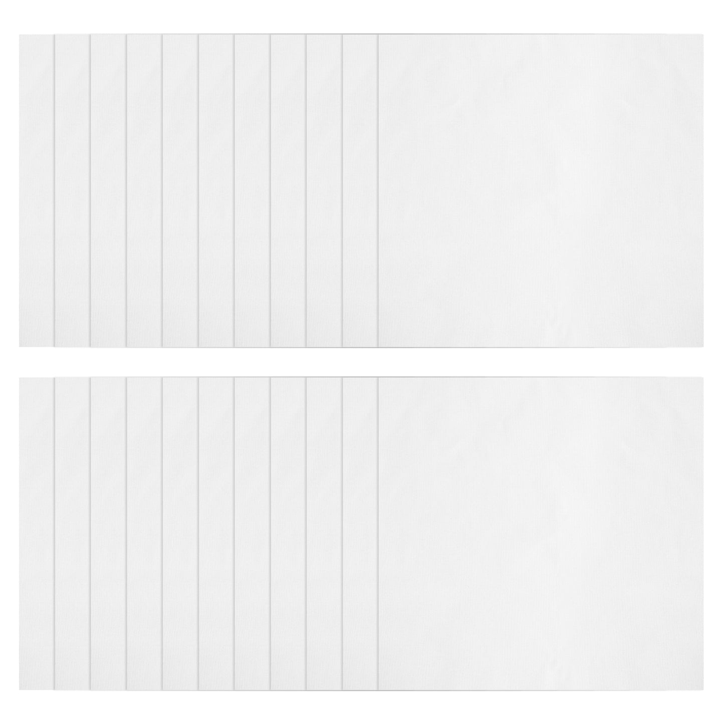 20 Pcs 10 x 10 Inch Cotton Fabric Bundle Squares Pre-Cut White Cotton Fabric Squares Solid Color Quilting Fabrics Bundles Cottons Embroidery Quilting Cloth for Sewing Making Quilts for Craft Lov