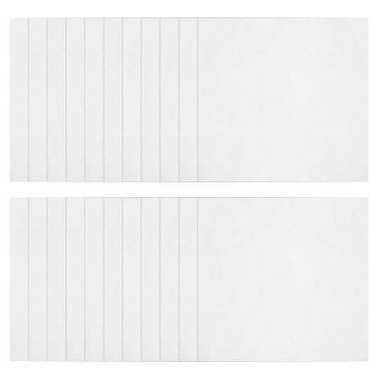 20 Pcs 10 x 10 Inch Cotton Fabric Bundle Squares Pre-Cut White Cotton Fabric Squares Solid Color Quilting Fabrics Bundles Cottons Embroidery Quilting Cloth for Sewing Making Quilts for Craft Lov