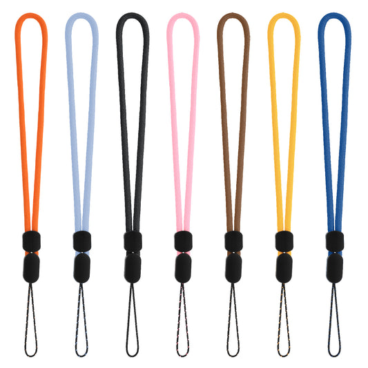 8 Pcs Wrist Lanyards Hand Wrist Strap Lanyard 8-inch Small Strap Wrist Short Lanyard Adjustable Nylon Wristlet Straps Phone Lanyards Keychain String for Phone Case Keys Keychain Camera USB Drive