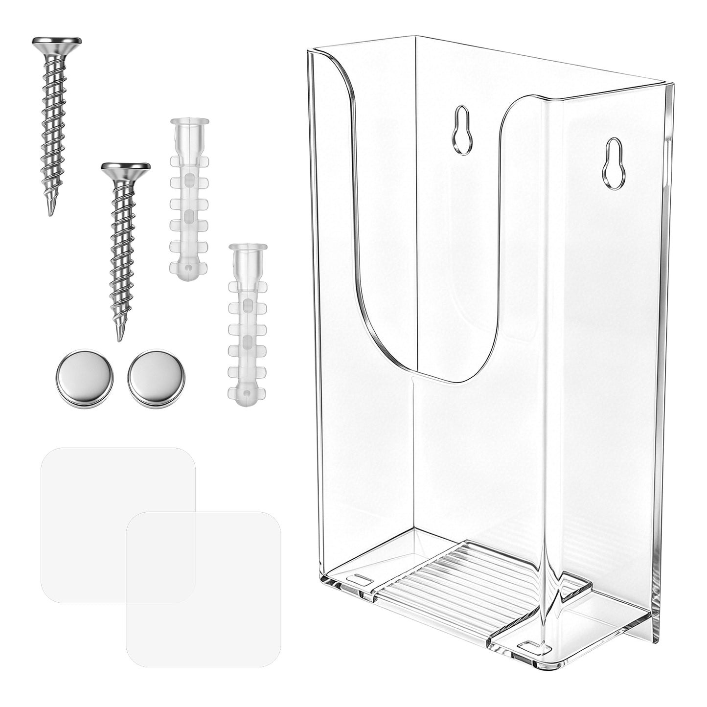 FdcZeyxior 4 X 6 Inches Brochure Holder Wall Mount, Clear Pamphlet Holder Acrylic Brochure Display Stand(1 Pack)