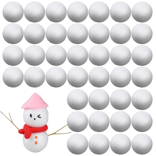200 Pcs 0.6 Inch White Foam Balls Craft Foam Balls Polystyrene Craft Balls Craft Decoration Balls for DIY Art Craft Household and School Projects