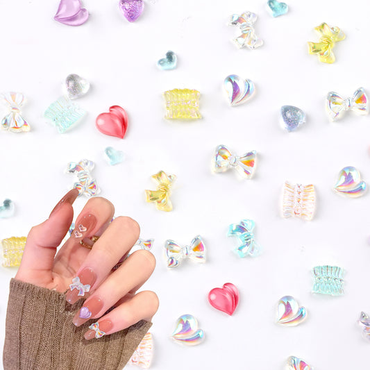 Colorful AB Rhinestones Nail Accessories