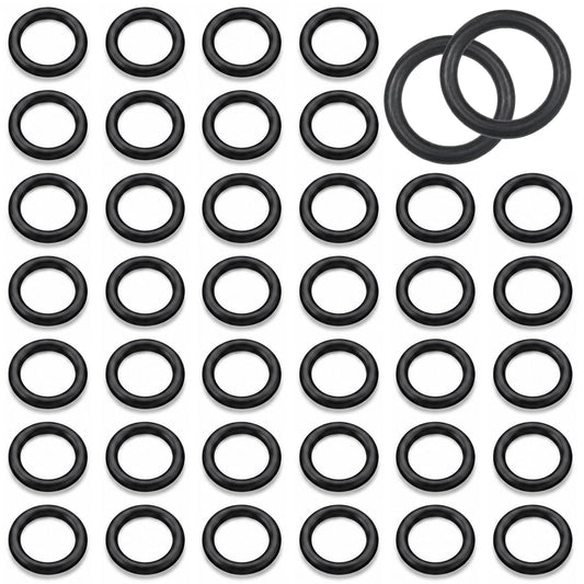 40 Pcs Garden Hose O Rings Rubber Garden Hose Gasket Rubber Seal Water Hoses Gasket Washers Power Pressure Washer Replacement for 3/8 Quick Connect Coupler Kit for Faucet, Water Hoses Black