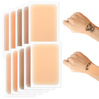 10 Pcs Tattoo Cover Up Tape Waterproof Ultra Thin Tattoo Cover Up Patch Invisible Breathable Concealer Sticker for All Skin Tones Tattoos Scar Birthmarks Dark Spots (5 Colors)
