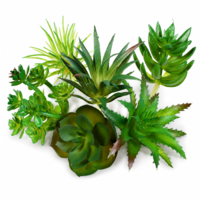 Zyghjort 6 Pcs Artificial Succulents Realistic, Mini Fake Succulents Plants