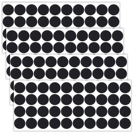 160Pcs 1" Silicone Furniture Pads Self Adhesive Silicone Pads Black Non Slip Rubber Pad Self Stick Anti-Sliding Anti-Scratch Rubber Floor Protectors, Round, Thickness 0.04"