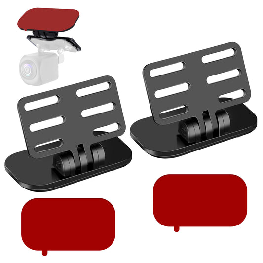 2 Pcs Rear Camera Holder Universal Rear View Camera Rear Window Mount Back Windshield Backup Camera Mount Dash Cam Mirror Camera Reverse Camera Mount Adhesive Car Dashcam Reverse Camera Holder