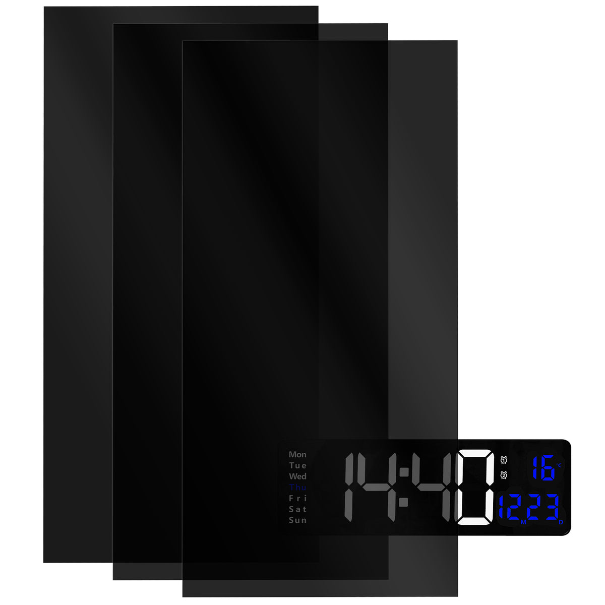3 Pcs Light Dimming Stickers Dimming 50-80% of LED Lights LED Blocking