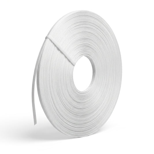 45 Yards Boning for Sewing 6mm Polyester Boning for Corset Making Low-Density Corset for Dress Making Sew-Through Synthetic Whalebone for Wedding Dress, Bridal Gowns, Evening Gowns, Sewing(White)
