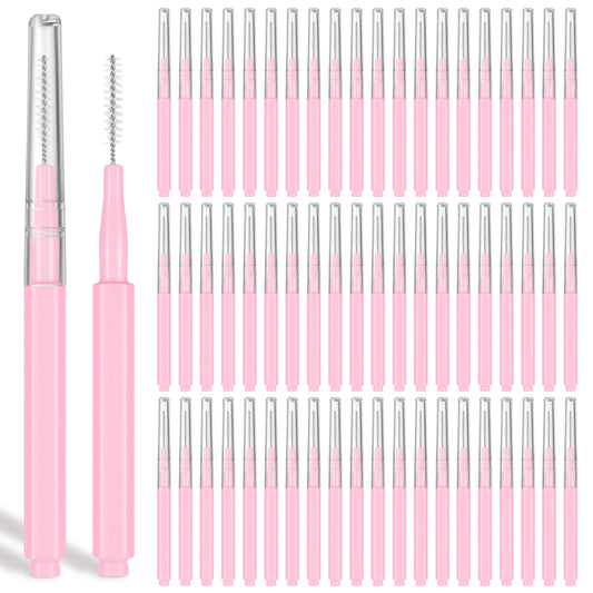 100 PCS Brow Lamination Brush, Micro Eyebrow Brush Brow Lamination Supplies, Multi Function Micro Brushes, Suitable for Eyelash and Eyebrow Extension Tools