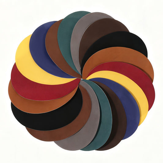 20 Pcs Elbow Patches 10 Colors Suede Elbow Patches Pants Patch Dark Colors Oval Repair Patch Iron on and Sew on Cloth for Repairing Clothes Shirt Jeans Jacket Bags