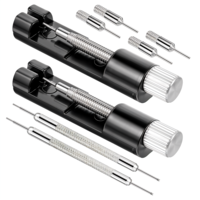 SynHHergyx 2 Pack Watch Link Removal Kit Watch Band Repair Tool Kit for Wristwatch Bracelet Adjustment and Replacement Resizing Tool Pin Remover for Sizing Strap with Extra Replacement