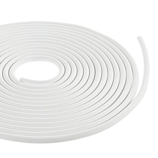 Backer Rod 1/4 Inch, 16.4ft Backer Rod Caulk Saver White Rubber Caulk Saver Weather Strip Seal for Concrete Joints, Driveway and Joint Fillers