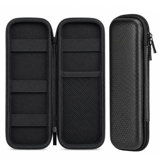 Zyghjort Hard Shell EVA Pencil Case Pouch Black Multifunctional