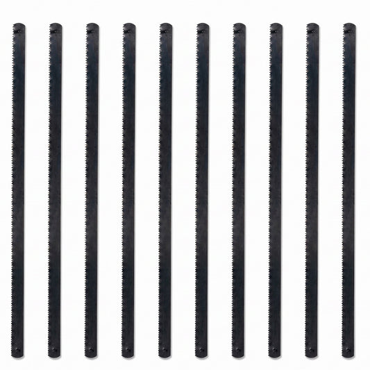 10 PCS 6 In 24T Mini Hacksaw Blade Carbon Steel Hacksaw Blades for Metal Replacement for Wood Metal PVC Pipes Cutting Suitable for Mini/Primary Hack Saw Frame