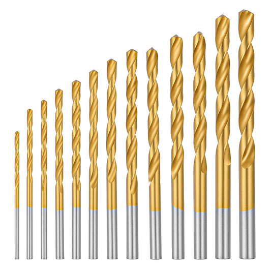 Metric Drill Bit Set 1.5mm-6.5mm/13pcs Metric Drill Bits HSS Cobalt Drills Bits for Stainless Steel Copper Hard Metal Cast Iron Aluminum Plastic