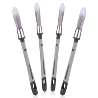Trim Paint Brush, 4 Pcs Paint Brushes for Walls Edging Paint Brush Edge Painting Tool for Wall Corners, Doors, Cabinets, Furniture, Baseboards Detail Molding Touch Up Painting