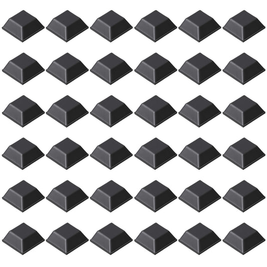 36 Pcs Adhesive Rubber Feet for Electronics, Black Self Adhesive Bumpers