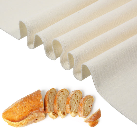 Natural Linen Bakers Couche for Bread Dough Professional Bakers Couche Extra Large 35 x 26 Inch Heavy Duty Pastry Proofing Cloth for Bread Dough Baking French Baguettes Shaping Tool