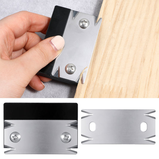 Laminate Edging Trimmer, Upgraded Mini Stainless Steel Edge Banding Trimmers Blade Cutter Wood Working Tools Hand Planer for Woodworking, Durable Trimmer for Veneer, PVC, ABS, Wood