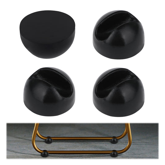 4 Pcs Hairpin Leg Protector Feet, Chair Foot Protector Table Leg Floor Protectors Rubber Feet for Furniture Rubber Chair Leg Floor Protectors Hairpin Table Legs Non Slip Floor Protectors