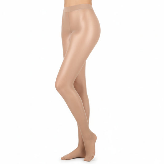 InnoHHustle Shiny Pantyhose for Women Shimmer Shiny Tights Ultra Oil Dance Tights for Women 70D Oil High Waist Stockings Shimmer Tight Jazz-Tight (Suitable Weight 90-150 lb)
