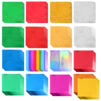 Gold Leaf Sheets 102 Sheets Multi-Color Imitation Gold Leaf Paper for Art, DIY Crafts, Handicrafts, Nails (17 Colors 10cm)