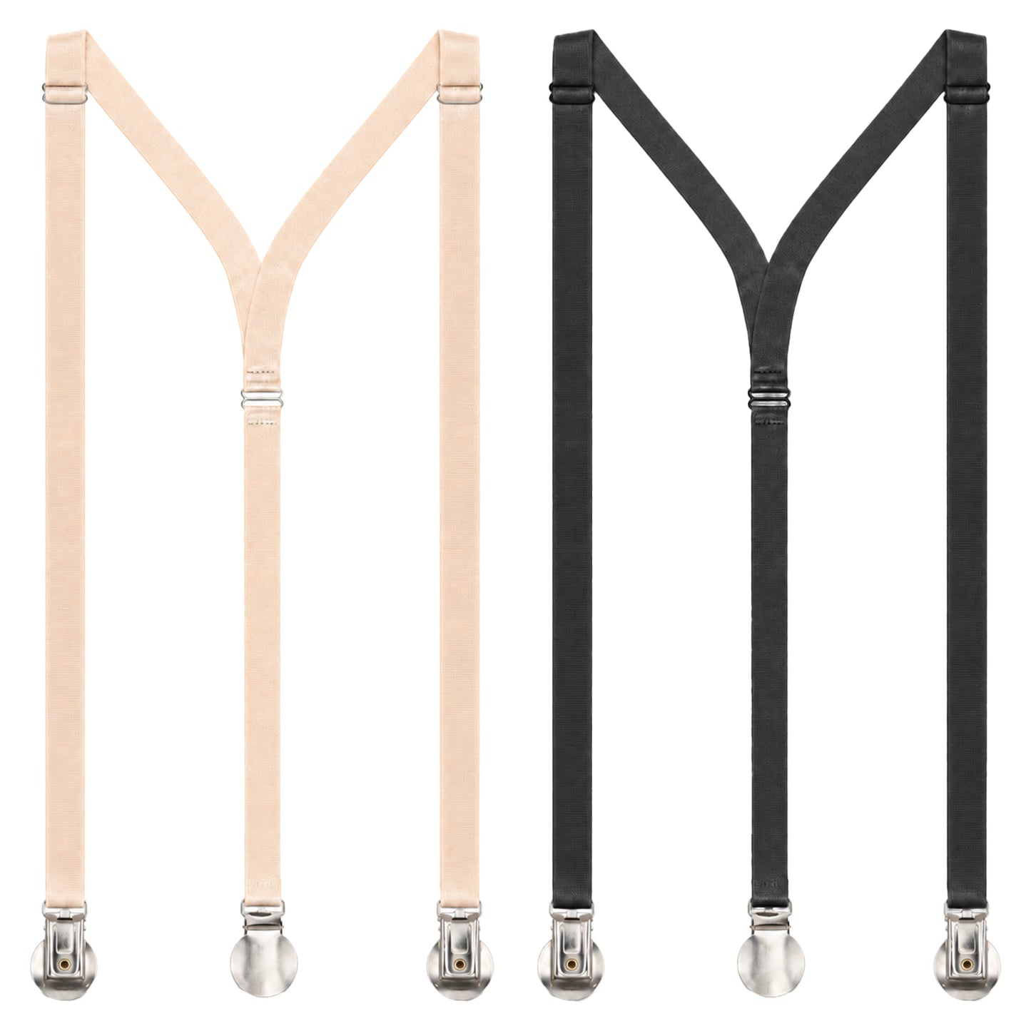 Xthrotsenk 2 Pcs Thin Y Women Suspenders, 1/2" Womens Suspenders for Pants Black Suspender Women Suspender for Womens Ladies Hiddensuspenders for Pants Under Clothes Jeans Undergarment