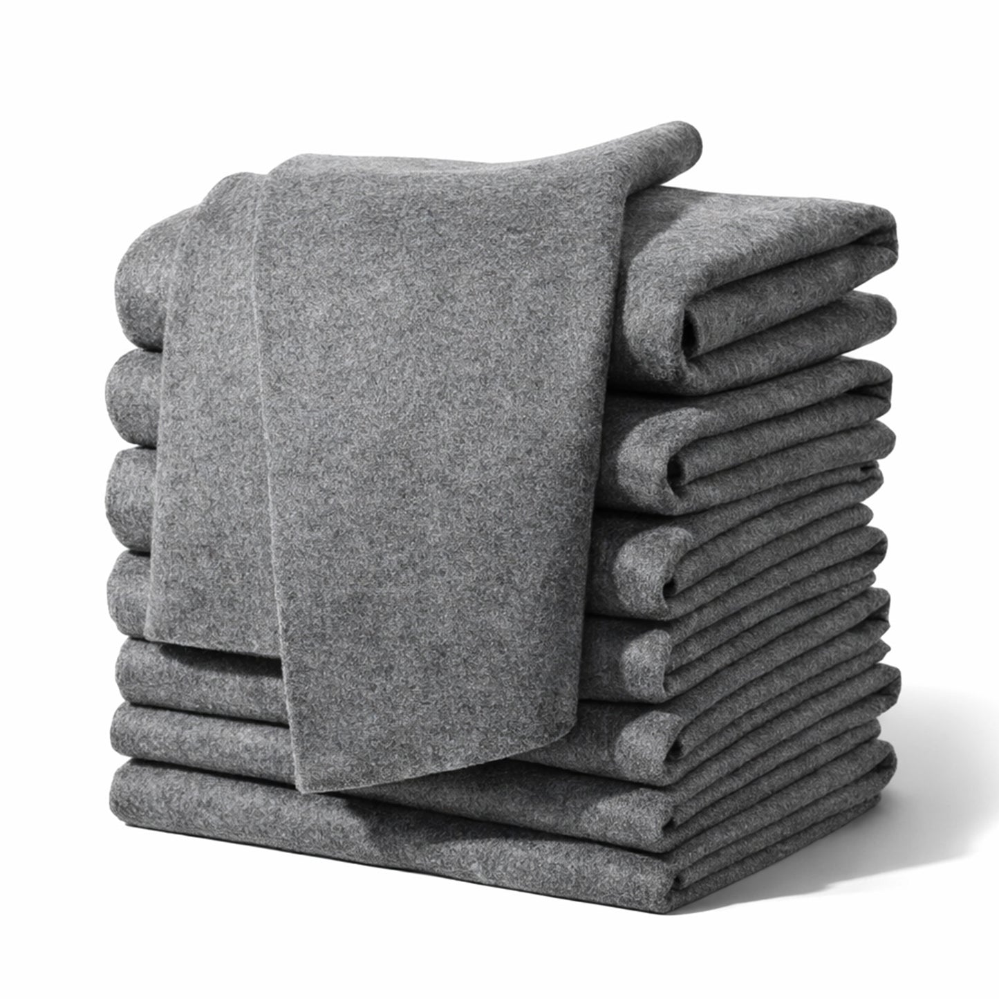 SynHHergyx Thickened Magic Cleaning Cloth, 8 Pcs 12 × 12 Inch Microfiber Streak Free Magic Cleaning Cloths for Glass Reuseable Cleaning Cloths for Windows, Mirror, Cars, Stainless Steel (Grey)