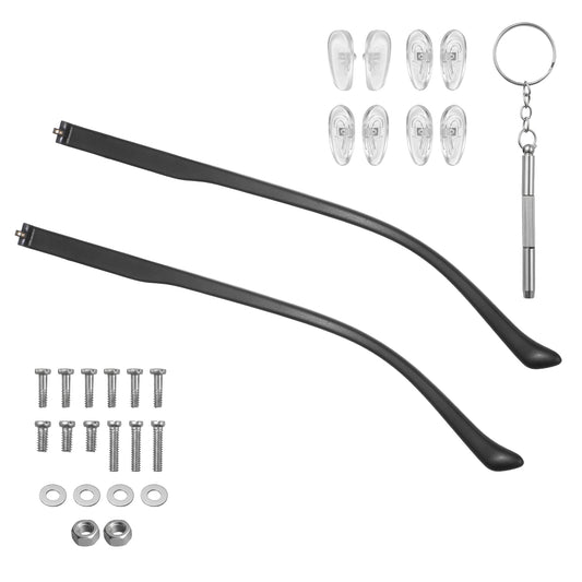 Spectacle Arms Replacement, Glasses Repair Kit with Nose Pads