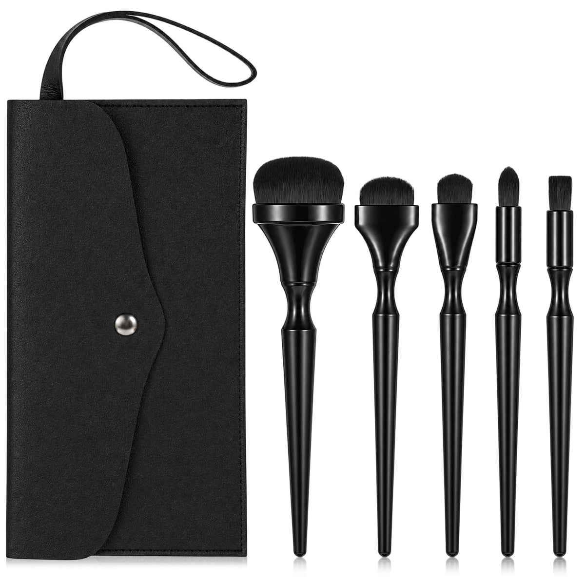 Blending Brush Acrylic Painting Tools with Pouch Shading, 6Pcs