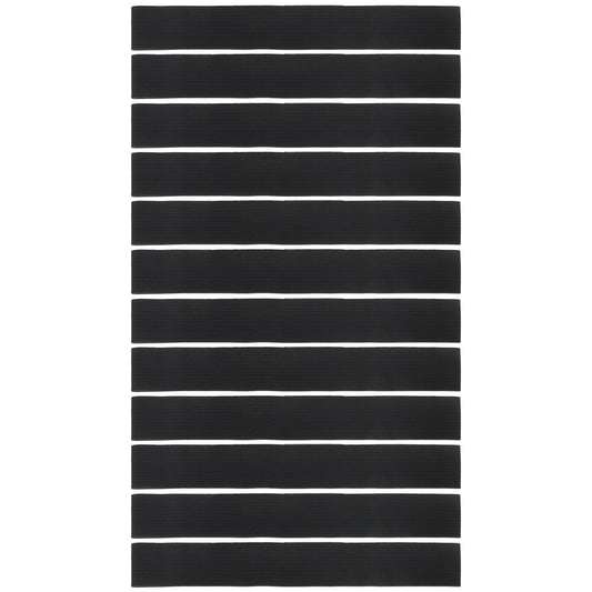 12 Pcs Elastic Bands for Wig, Edge Adjustable Lace Melting Band for Wigs, Black Edge Laying Elastic Fixing Band 1.2 Inch in Width 23.6 Inch in Length