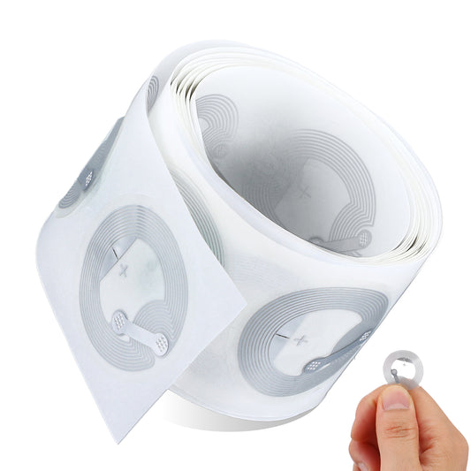 70 Pcs NFC Tags Sticker NTAG215 Blank NFC Stickers Rewritable Programmable 504 Bytes NFC-Chip Compatible with All NFC-Enabled Phones and Devices (Round 25 mm)