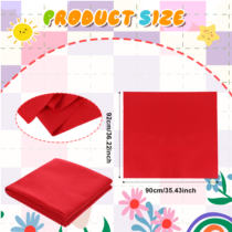 Red Felt Fabric 90 * 92cm