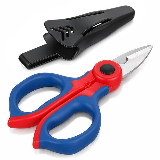 Electrician Scissors, 6 Inch Stainless Steel Heavy Duty Shears