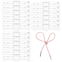 18 PCS Reusable Eyebrow Stencil with 3 Elastic Band, Soft Washable Eyebrow Templates DIY Eyebrows Stencils Template Kit for Beginners Grooming and Drawing Brows, 3 Minutes Makeup