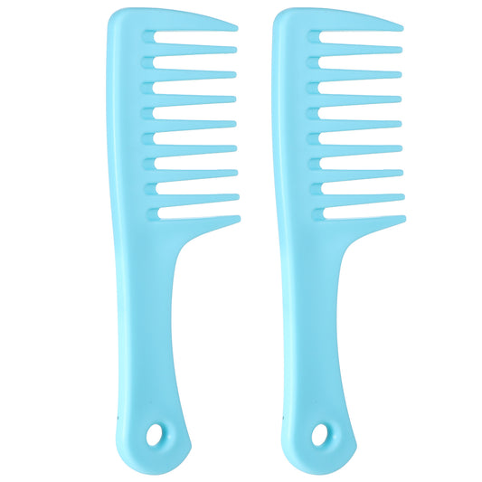 Travel Comb for Curly Hair Portable Pocket Hairbrush (2 Pcs)